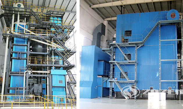 17.5 MW SHX series circulating fluidized bed hot water boiler