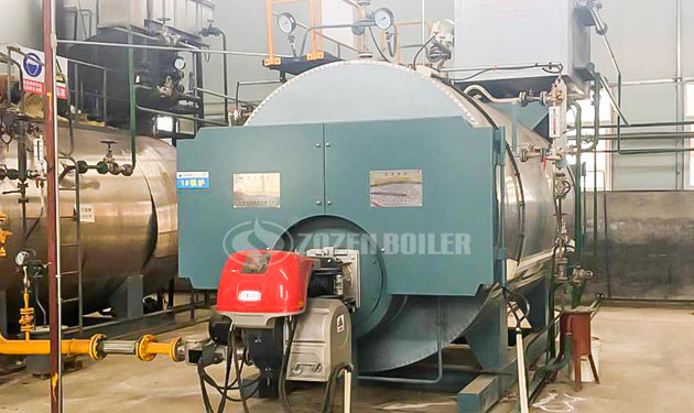 4tph WNS gas fired firetube boiler project