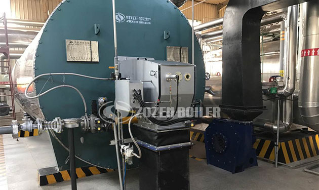 2.8MW gas fired thermal fluid heater project