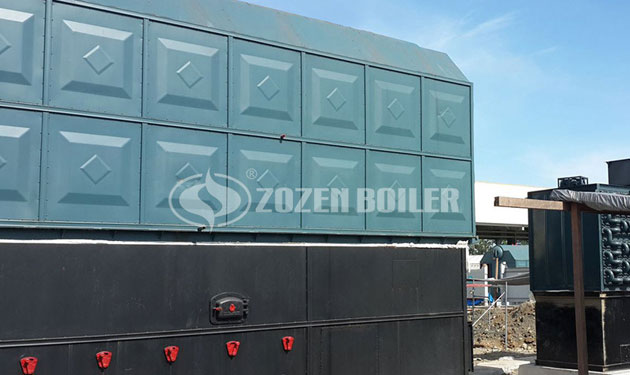 10tph SZL coal fired water tube boiler project