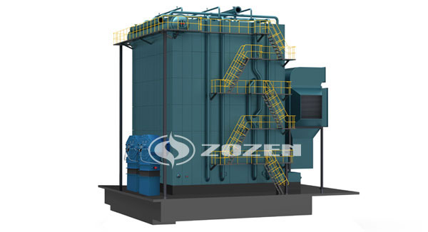 DHS corner tube gas fired boiler